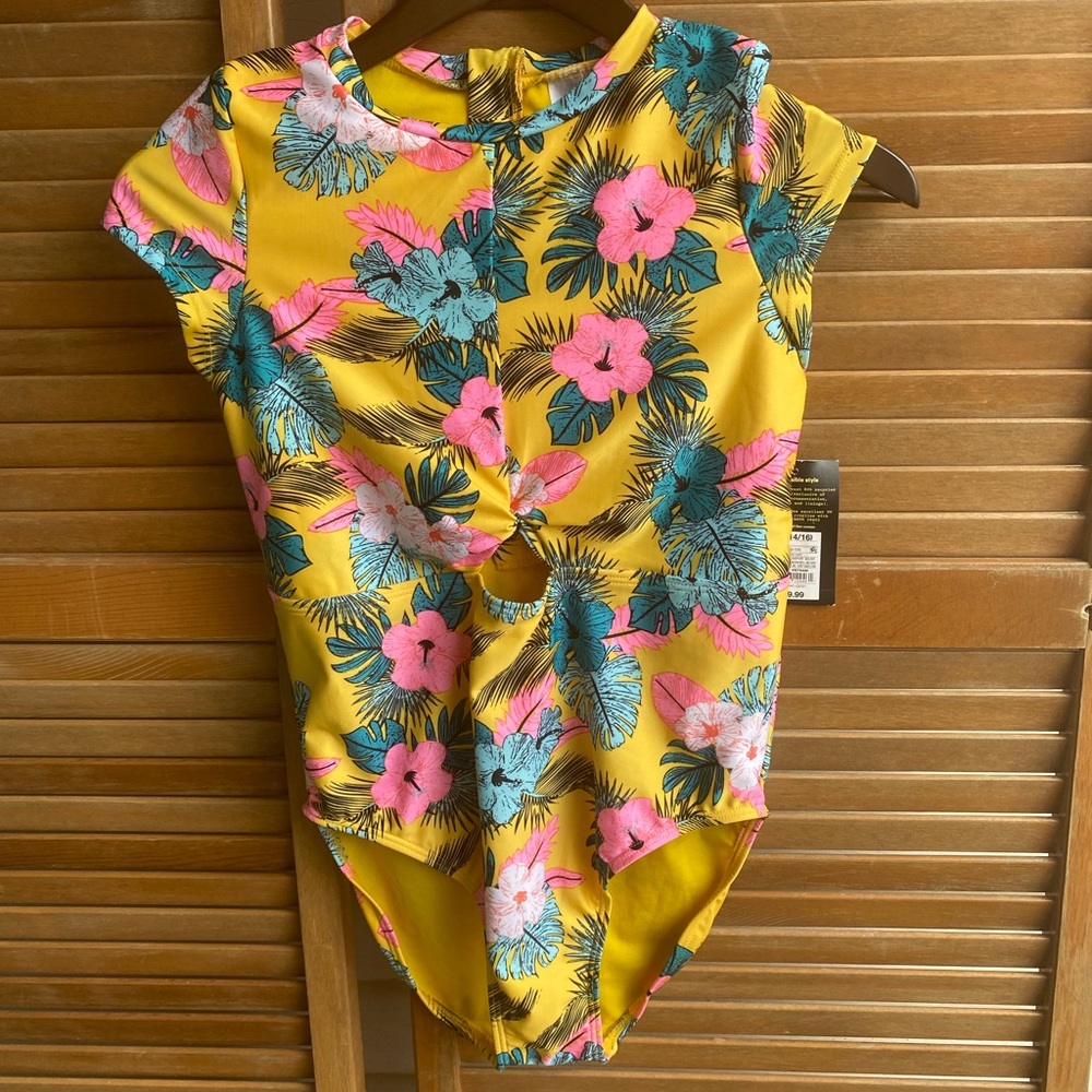 SZ XL (14/16 GIRLS) ART CLASS ONE PIECE SWIMSUIT
